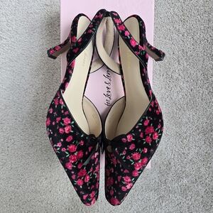For Love & Lemons Lyana Heel 8.5 / 39 coquette pumps NWT